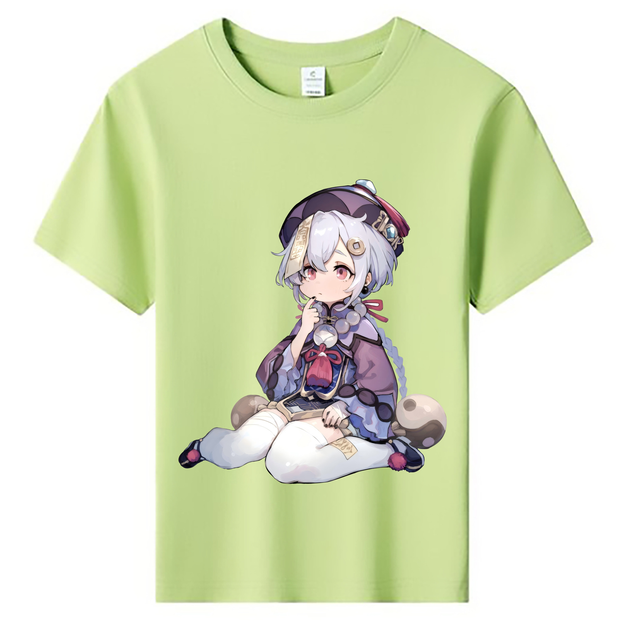 げんし神 七七 なな  genshin Nana 綿100％キッズTシャツ（フロントプリント）